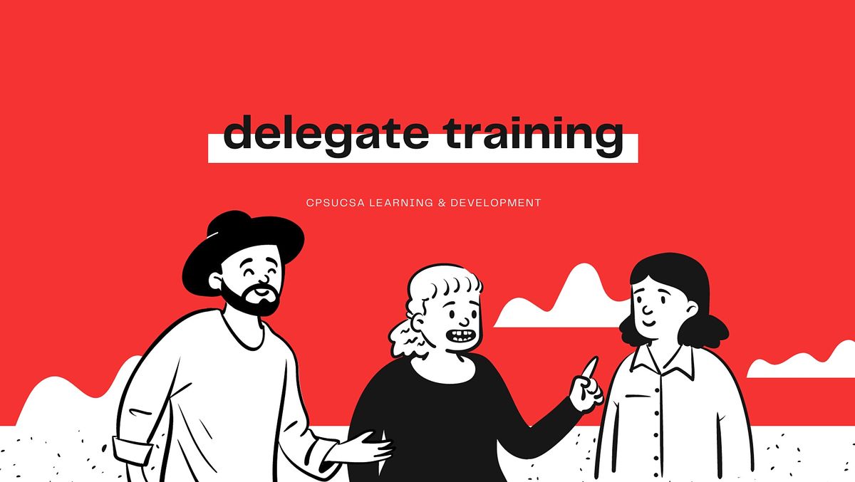 Specialist Delegate Training - Consultation