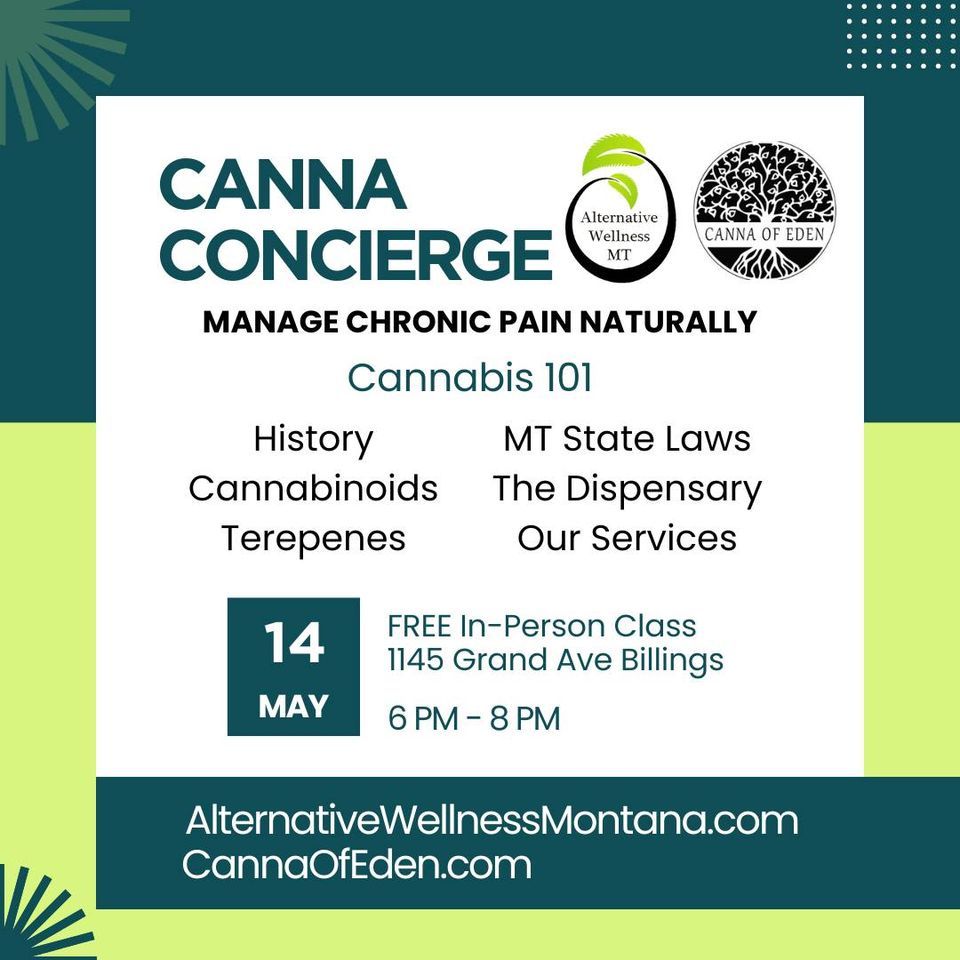 Canna Concierge - Manage Chronic Pain Naturally