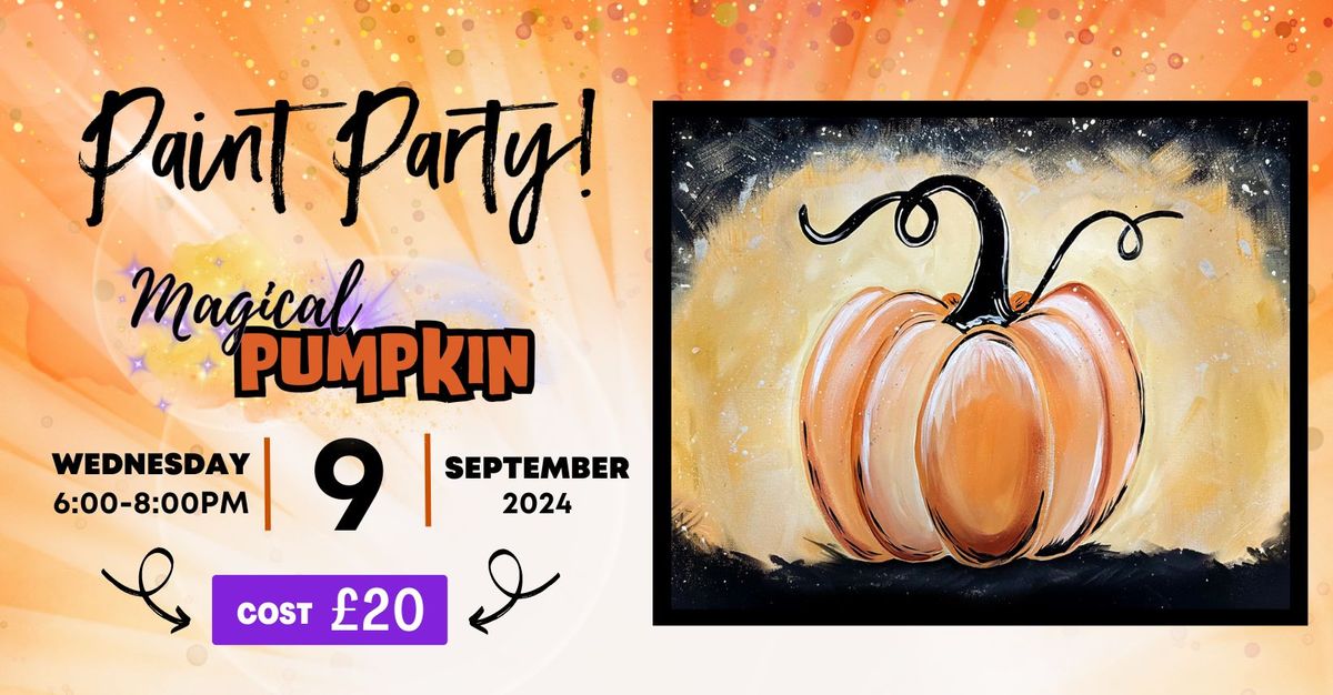 Magical Pumpkin Paint Party