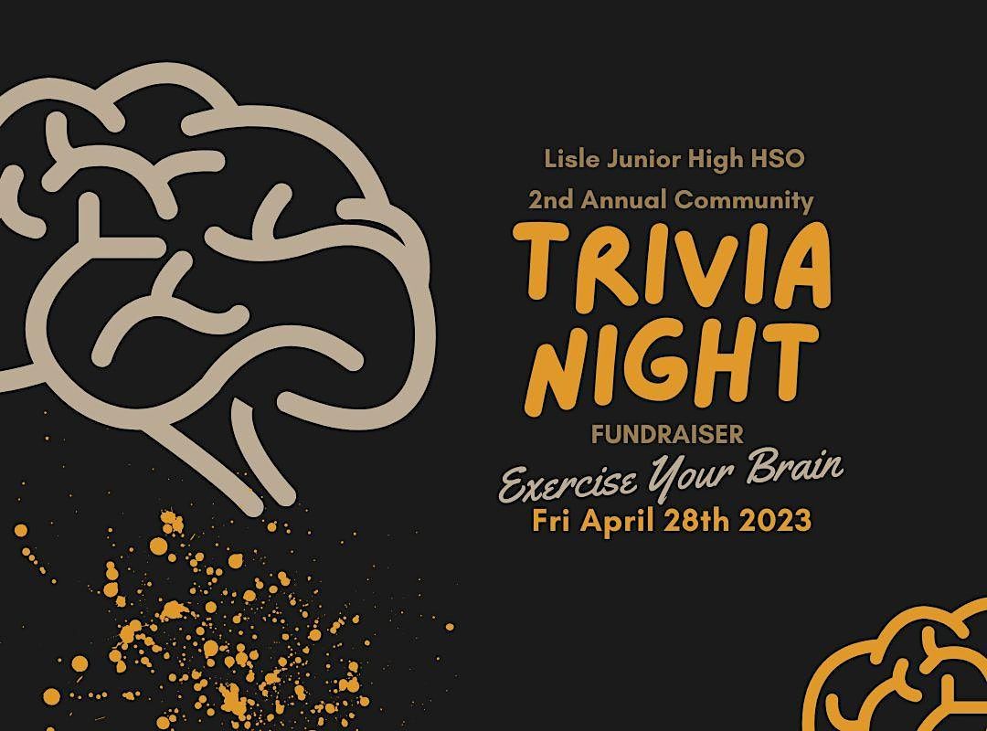 Lisle Jr. High HSO 2nd Annual Community Trivia Night Fundraiser