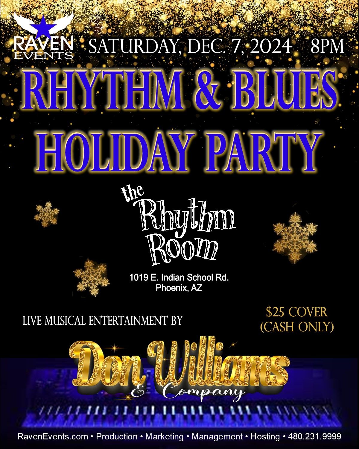 Raven\u2019s Annual Rhythm & Blues Holiday Party