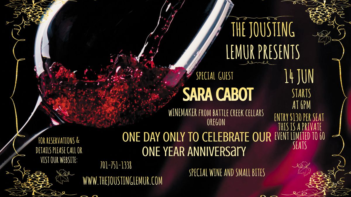 The Jousting Lemur One Year Anniversary Special Wine and Small Bites