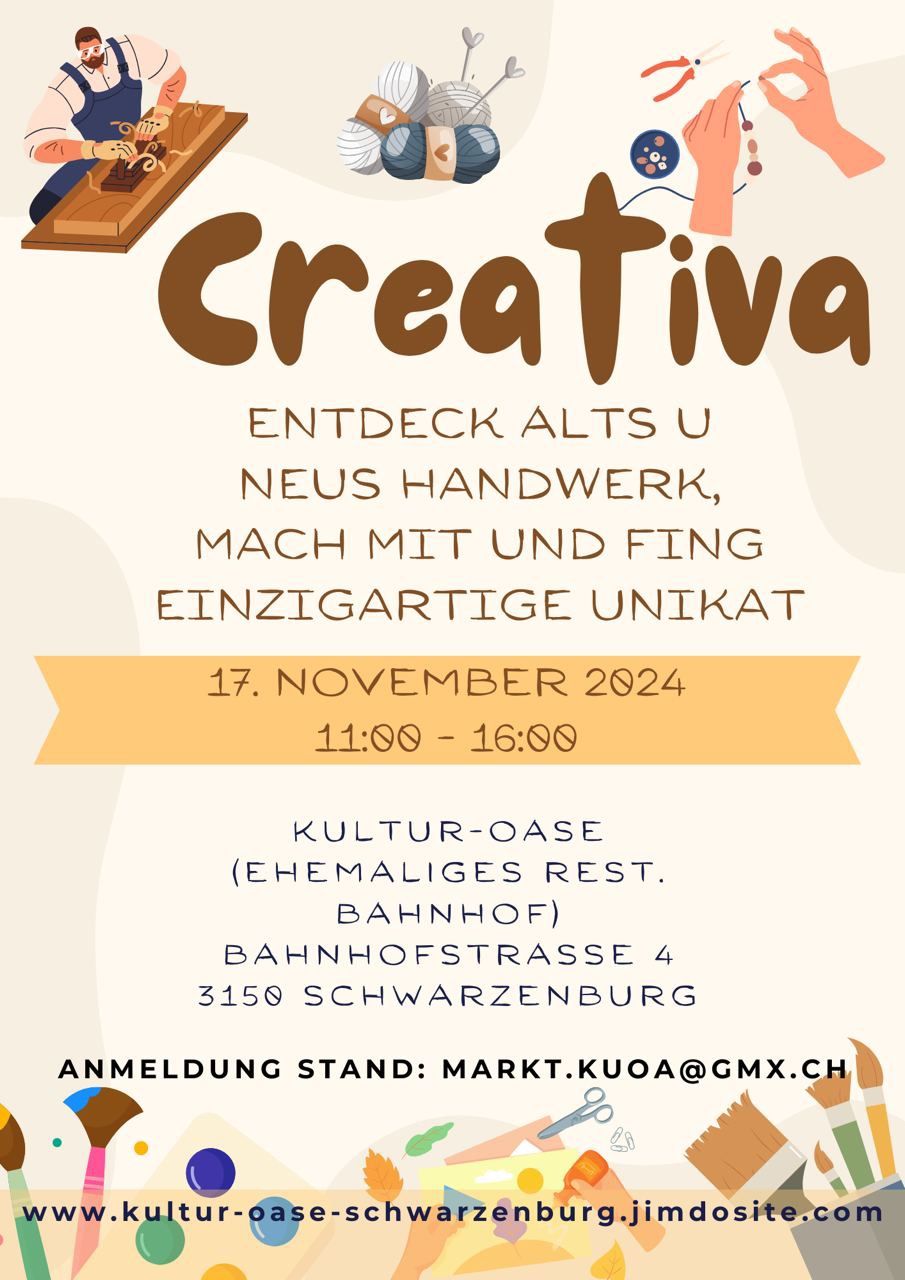 CREATIVA Entdeck Alts u Neus Handwerk