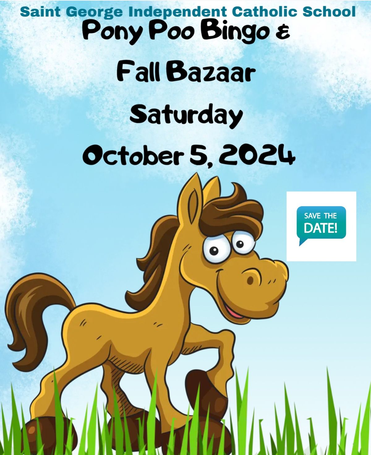 \ud83d\udc34\ud83d\udcb5Pony Poo Bingo and Fall Bazaar\ud83c\udf41\ud83c\udf9f\ufe0f