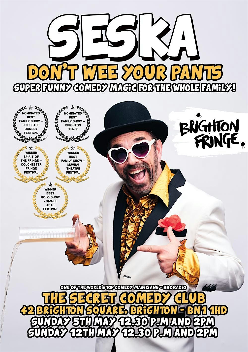 SESKA - DON'T WEE YOUR PANTS - Family Comedy Magic Show !