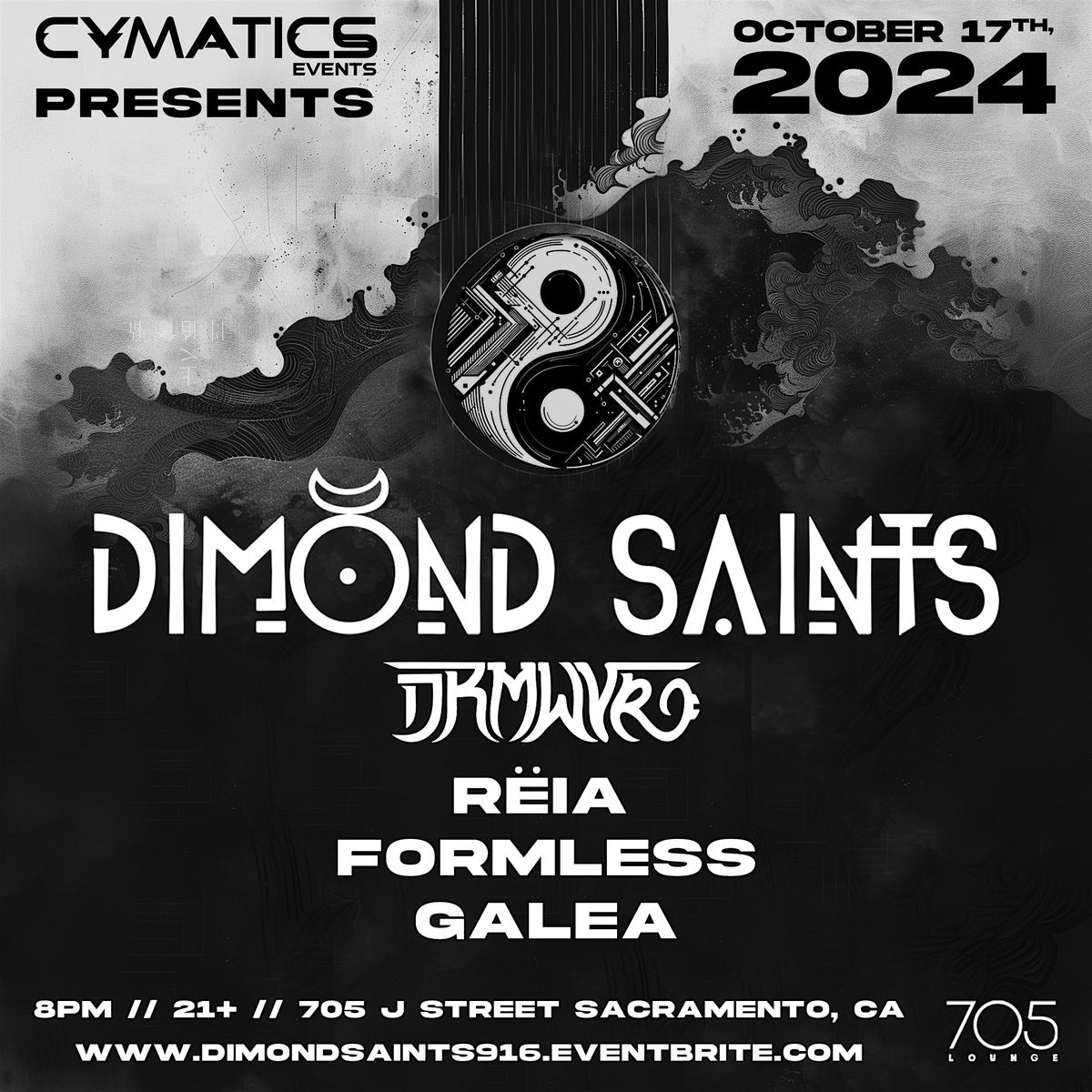 DIMOND SAINTS, DRMWVR, R\u00cbIA, FORMLESS & GALEA