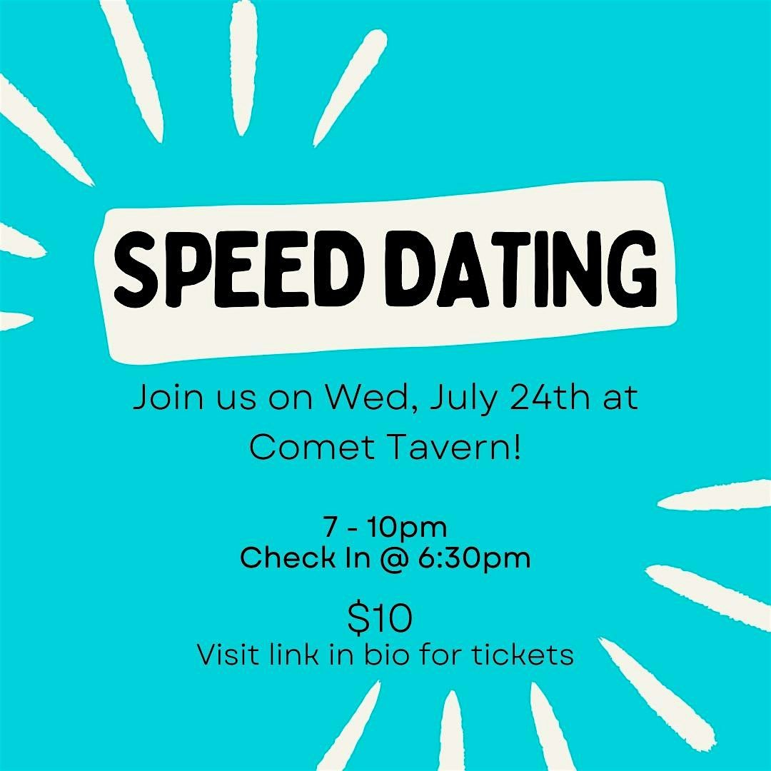 Speed Dating at Comet Tavern (Ages 25-40)