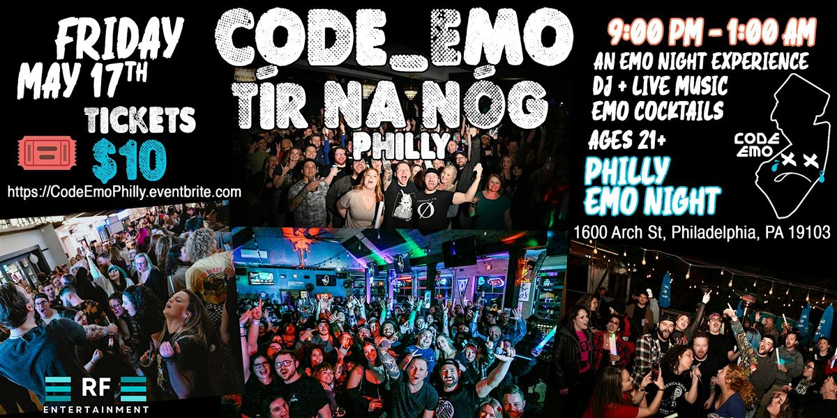 Code_Emo @ Tir Na Nog Philadelphia - An Emo Night Experience