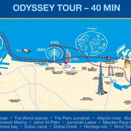 Dubai Scenic Helicopter Tour: Odyssey Tour (40 Minutes)