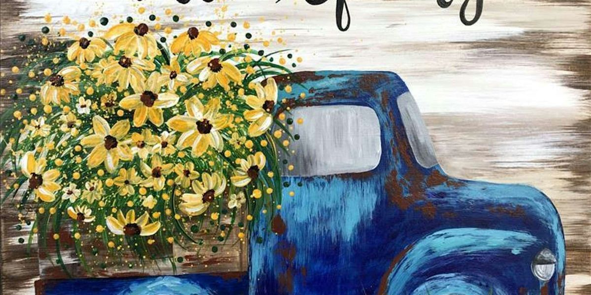 Truckful of Blooms - Paint and Sip by Classpop!\u2122