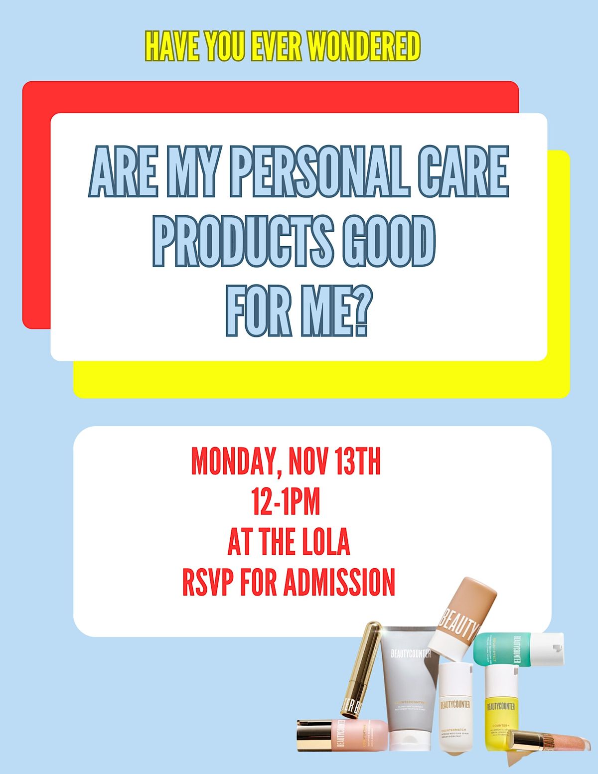 Are your personal care products good for you
