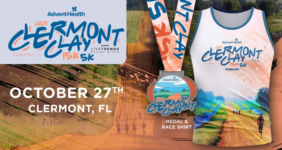 AdventHealth Clermont Clay 15k & 5k presented by LiveTrends Design Group