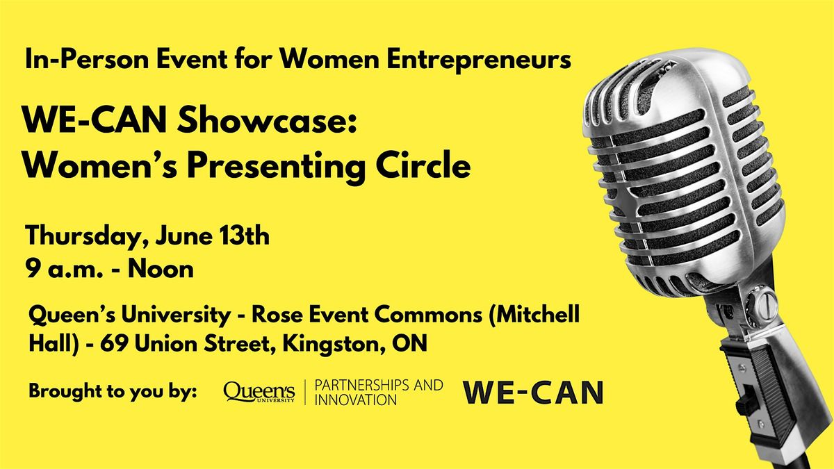 WE-CAN Showcase: Women's Presenting Circle