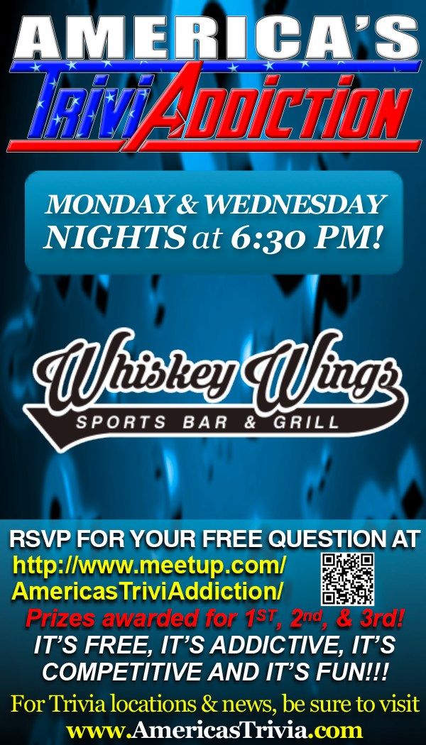 Whiskey Wings Largo Trivia Nights - Largo, Florida