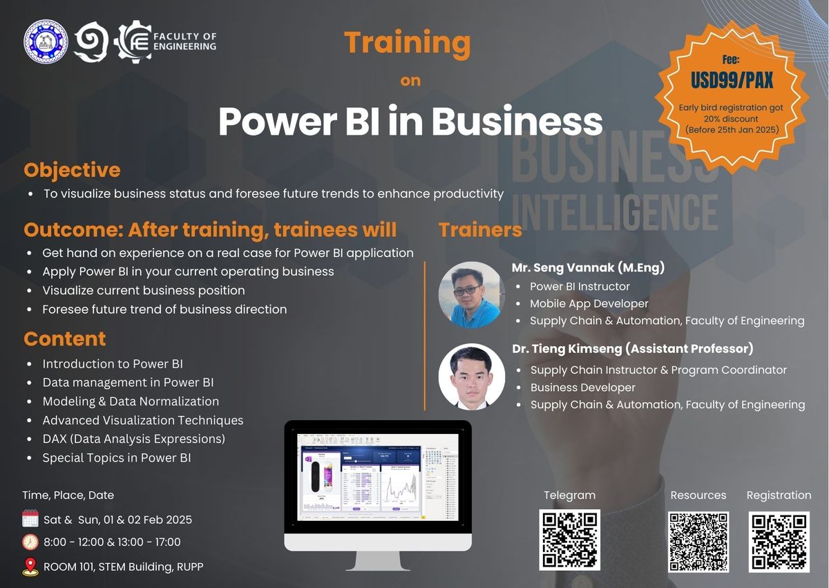 Two Days Training on Power BI in Business