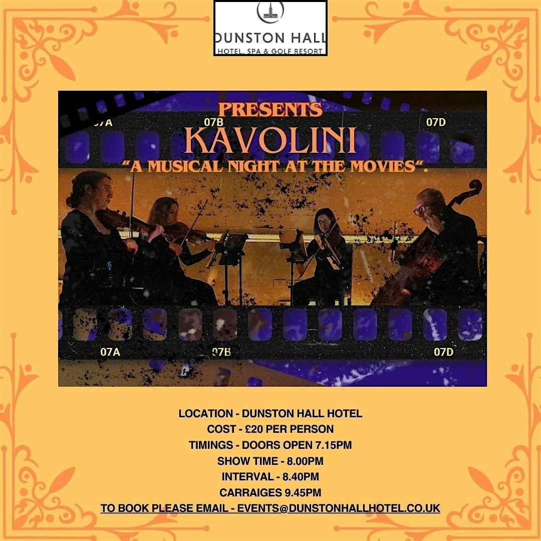 Kavolini presents 'A musical night at the movies'