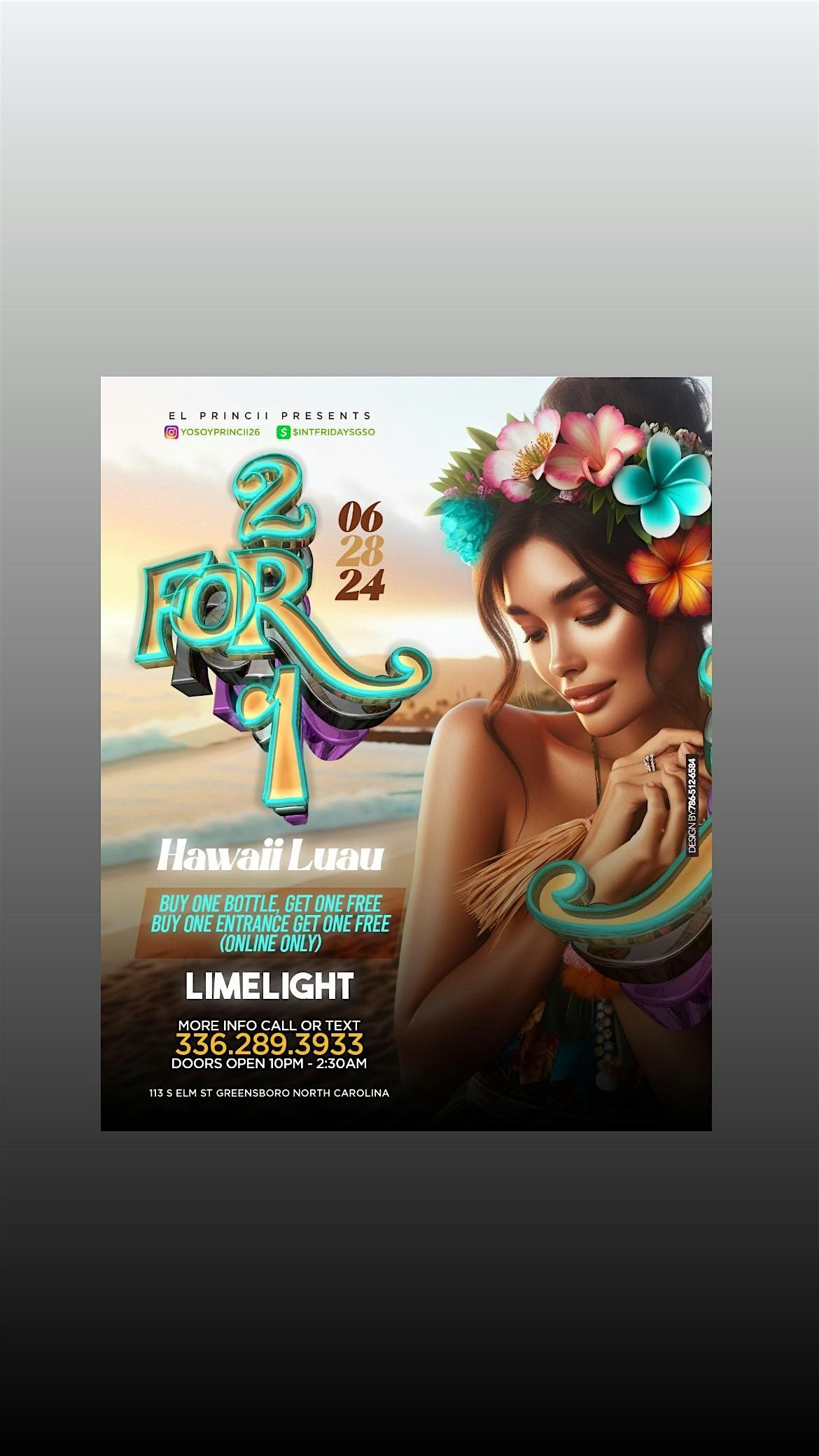 HAWAII LUAU PARTY \u201c2FOR1 EDITION\u201d-LIMELIGHT-FRIDAY-JUNE\/28TH