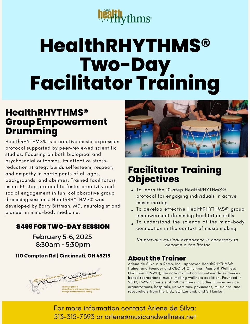 HealthRHYTHMS Two-Day Facilitator Training