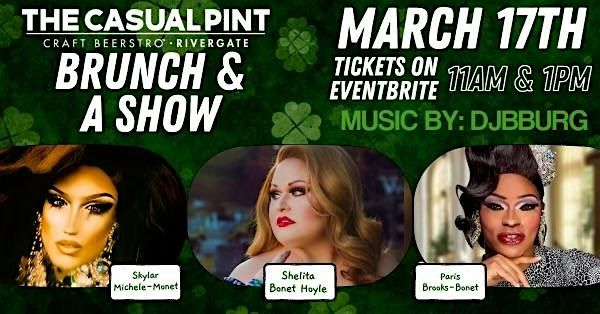 Drag Queen Show & Brunch at The Casual Pint, March 17th 2024
