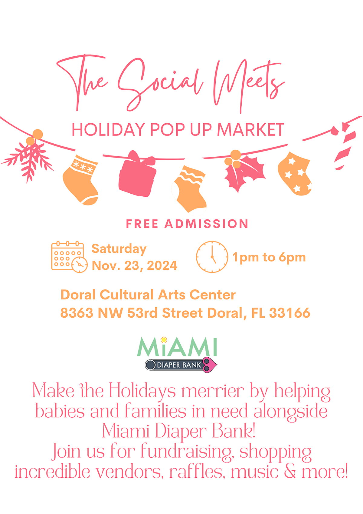 The Social Meets Holiday Pop Up Market