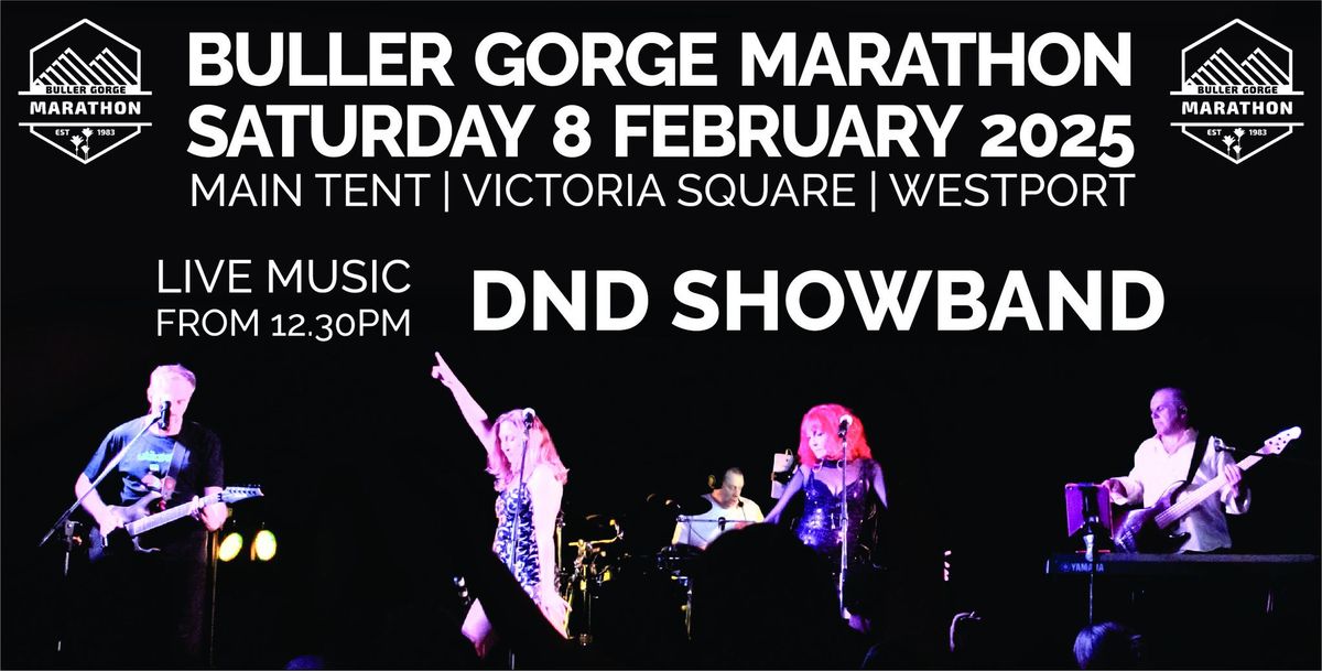 DnD Showband at the 2025 Buller Gorge Marathon