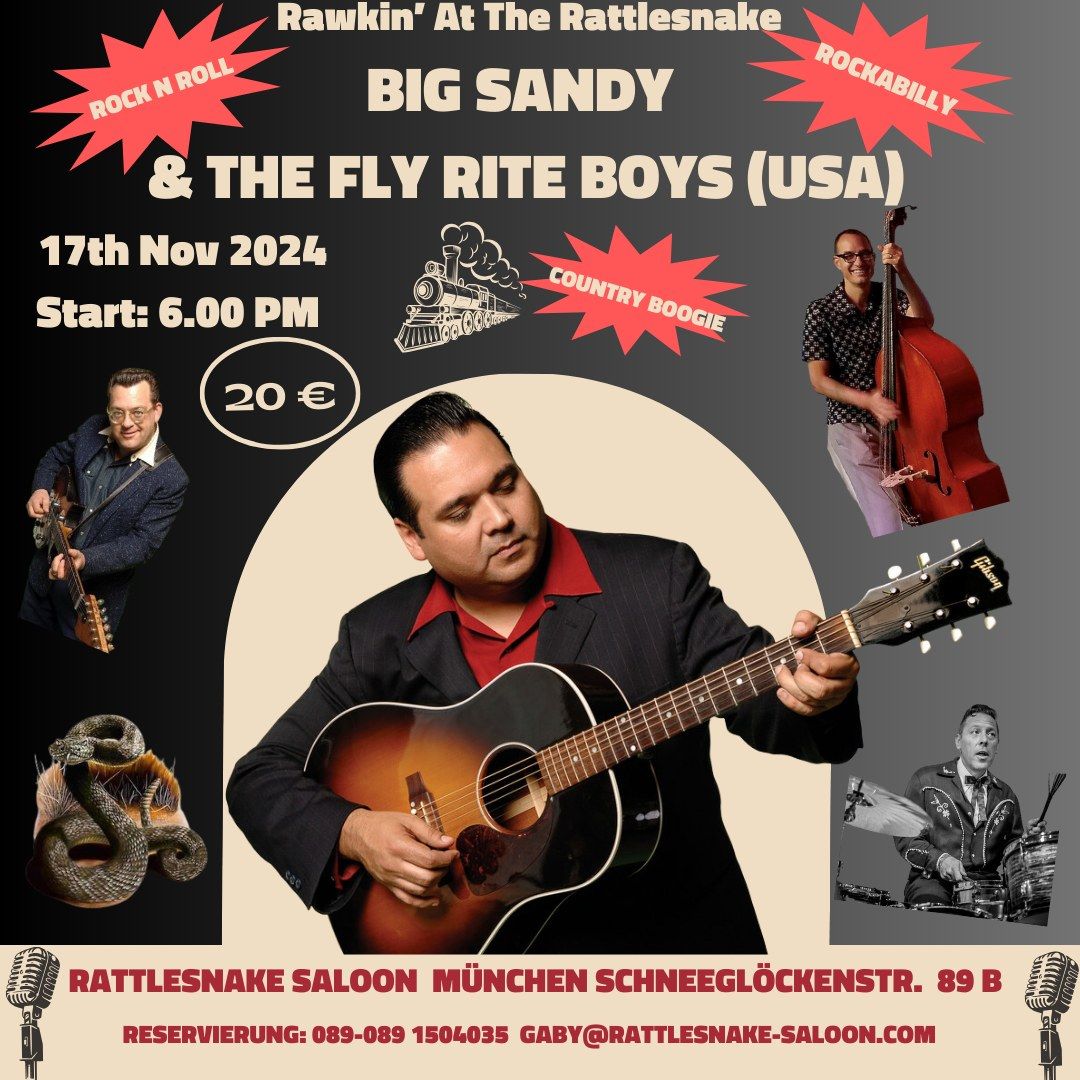 BIG SANDY & The Fly Rite Boys (USA) - live im Rattlesnake Saloon