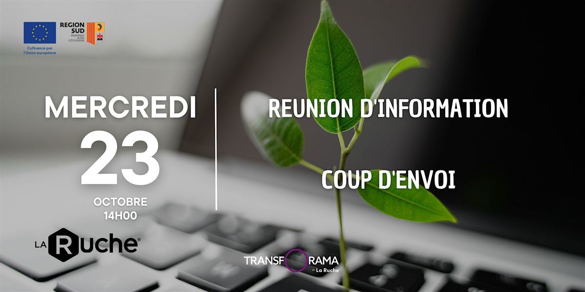 REUNION D'INFORMATION - COUP D'ENVOI - Promo novembre