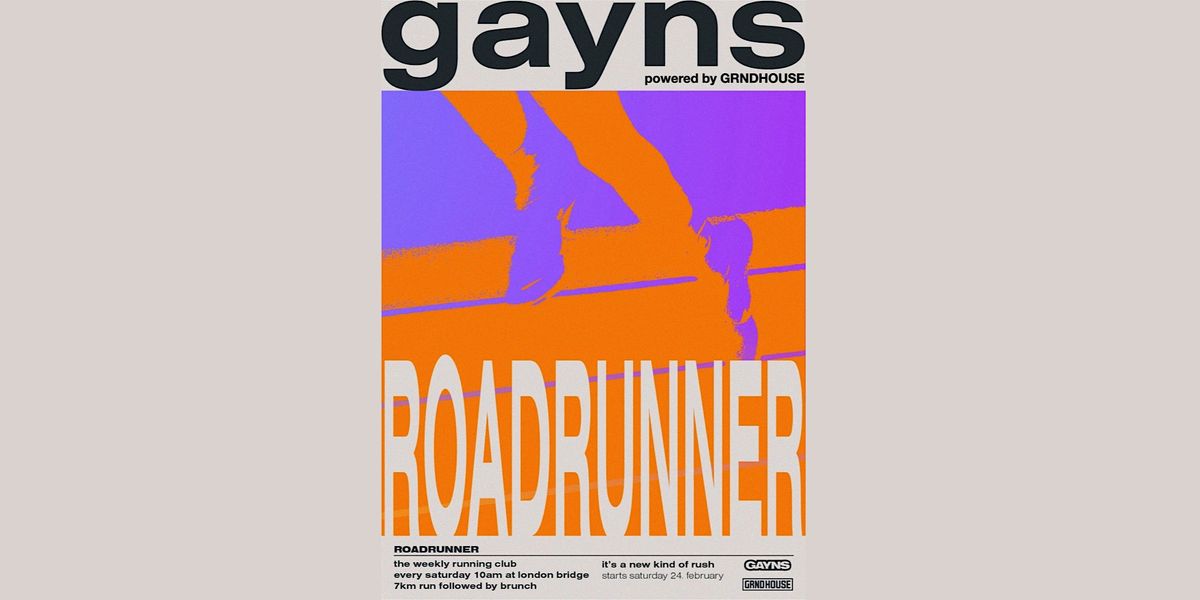 Saturday Run Club | GAYNS by GRNDHOUSE