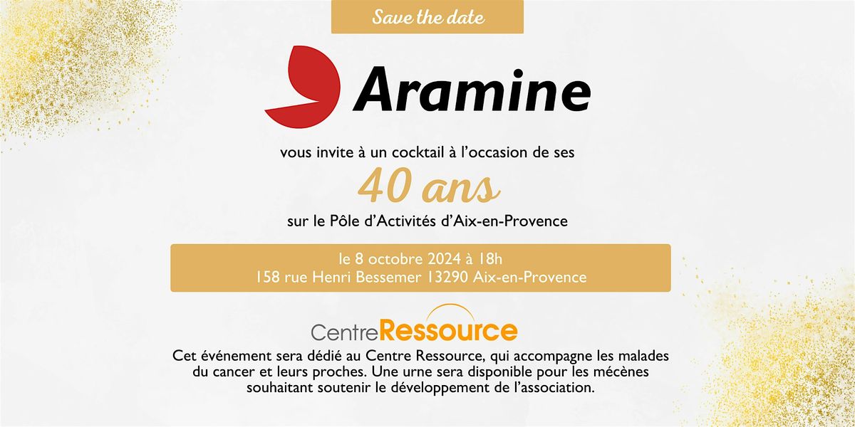 40 ans d'Aramine sur le P\u00f4le d'Activit\u00e9s d'Aix-en-Provence