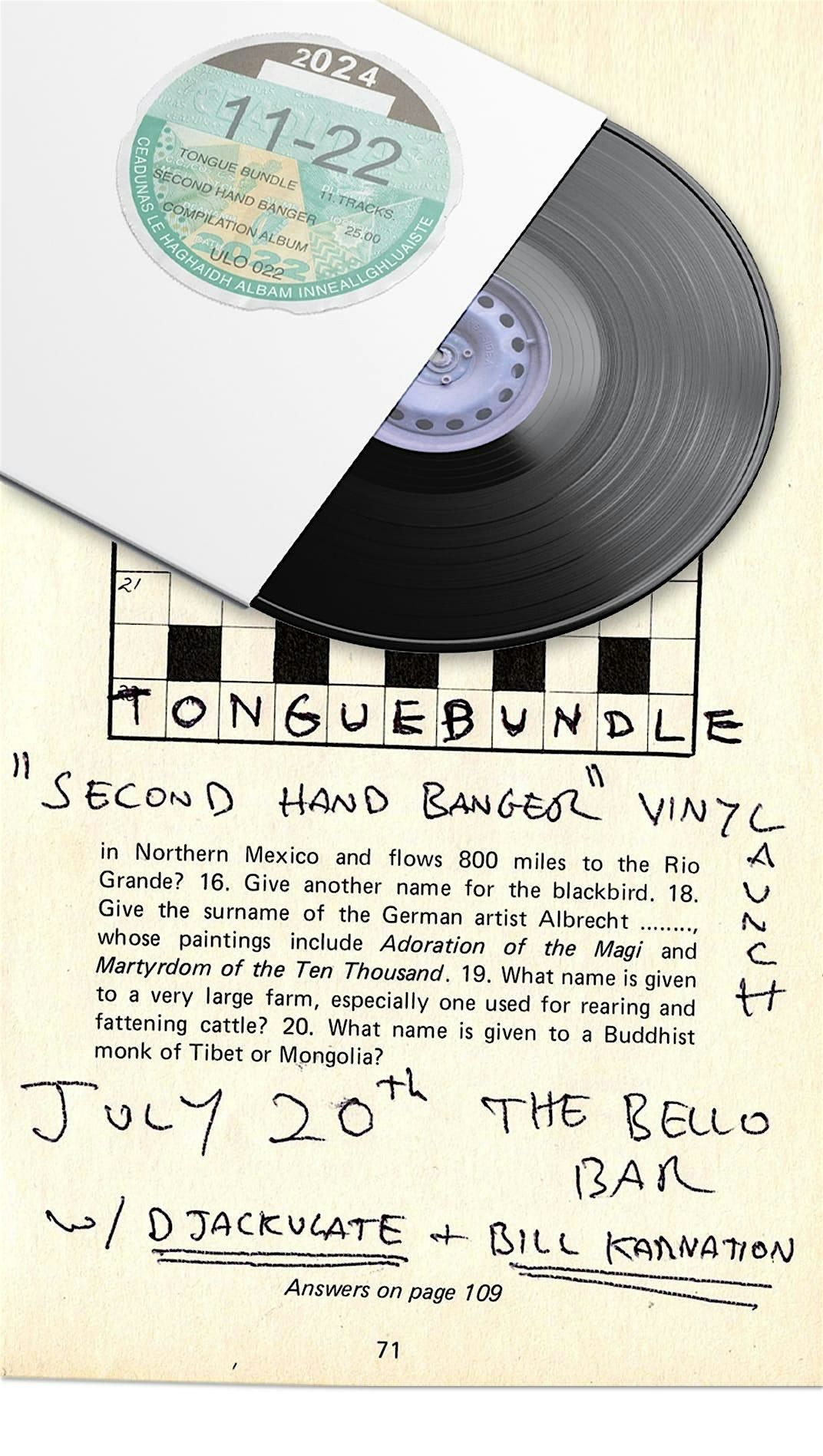 Tongue Bundle Vinyl Launch