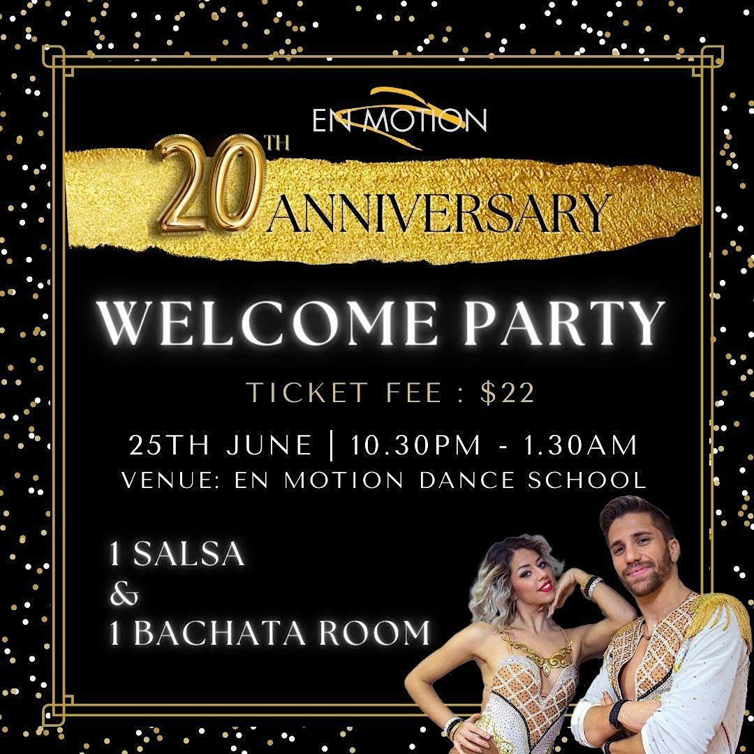 Antonio & Jasmina Welcome Party - 1 Salsa & 1 Bachata Room