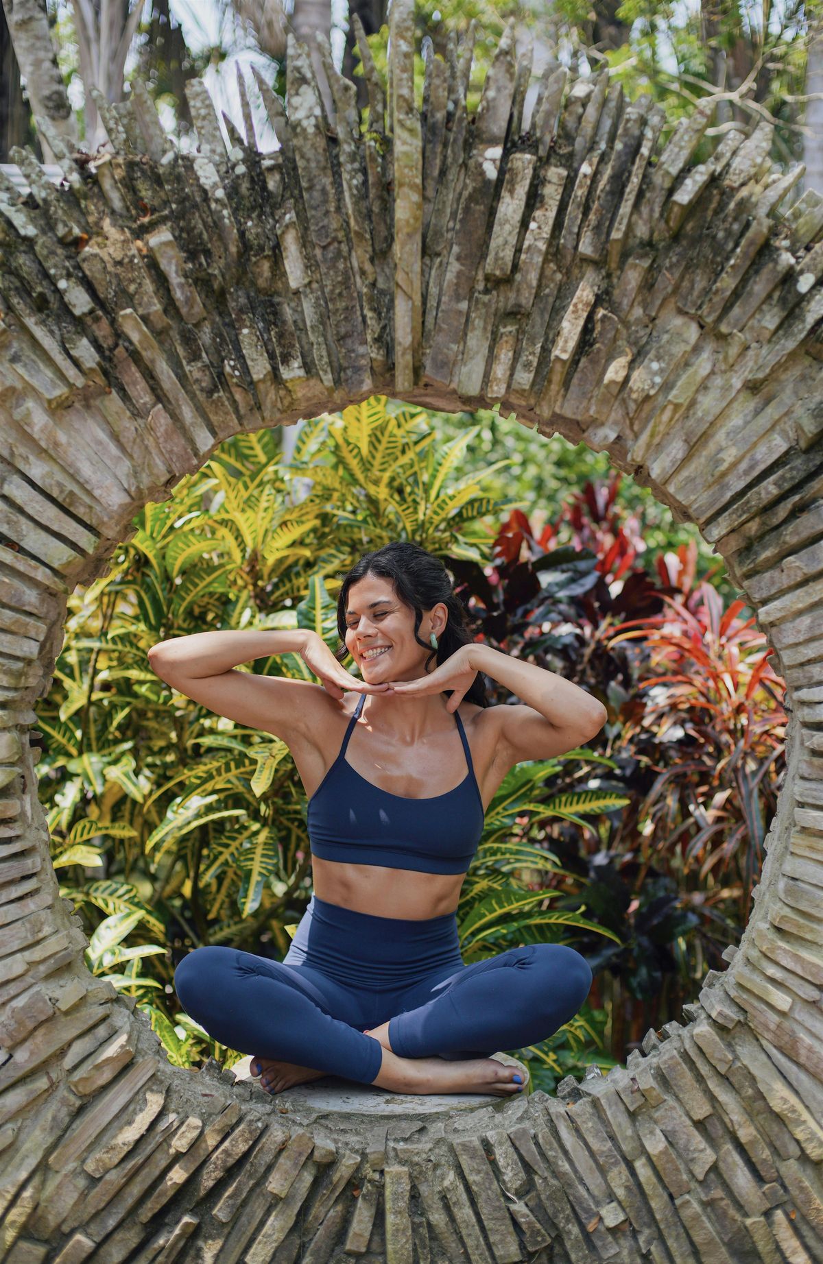 Vinyasa Yoga Class in a Plant Store