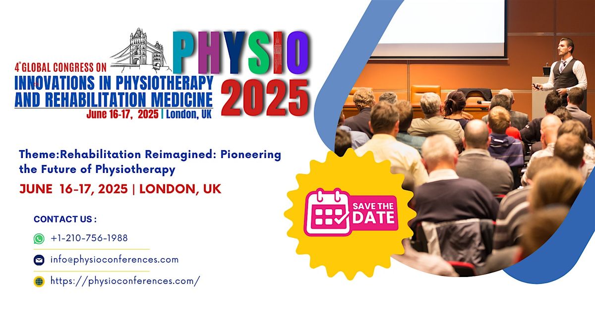 4th Global Congress on Innovations in Physiotherapy & Rehabilitation Medici