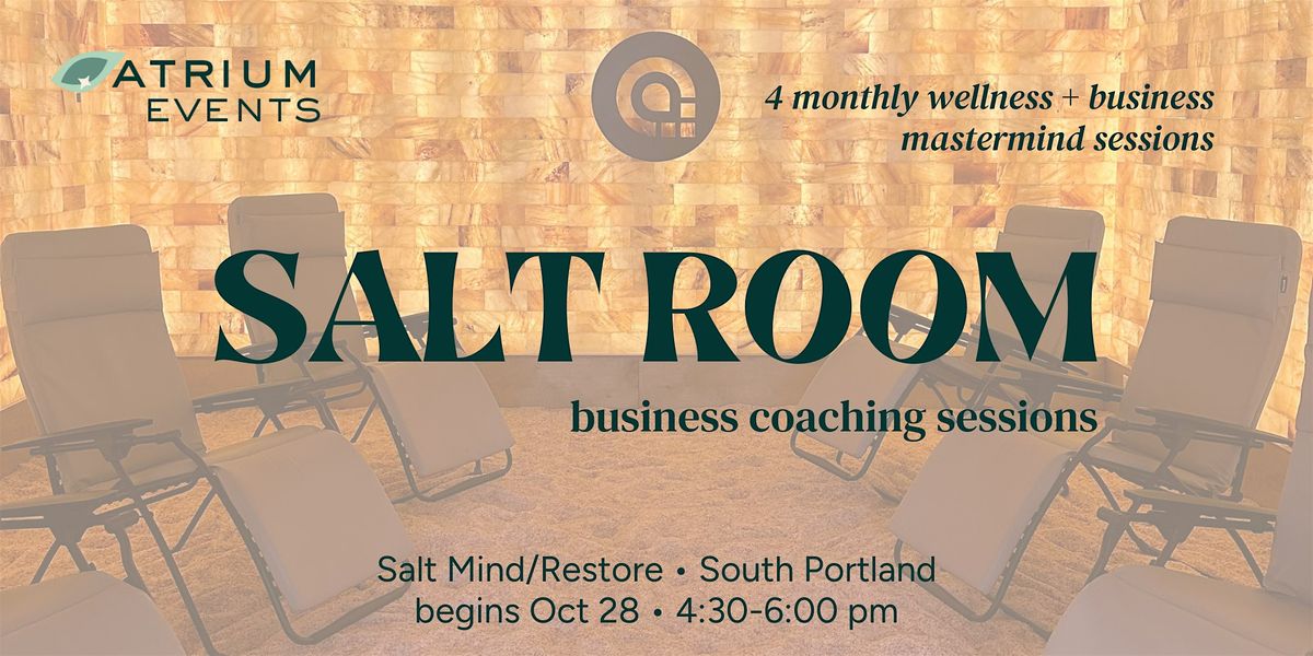 Salt Room Business Coaching Sessions