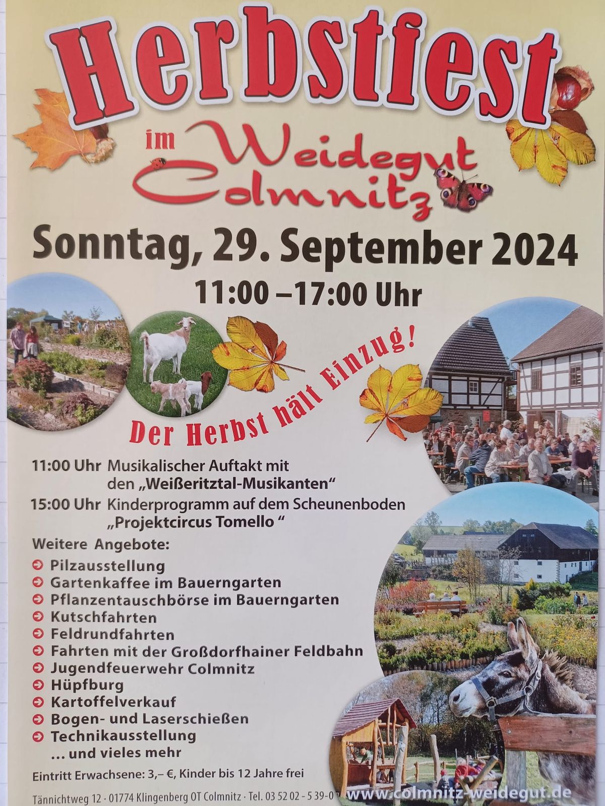 ?Herbstfest im Weidegut Colmnitz?