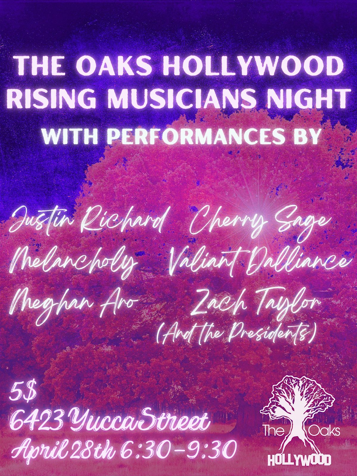 The Oaks Hollywood Rising Musicians Night