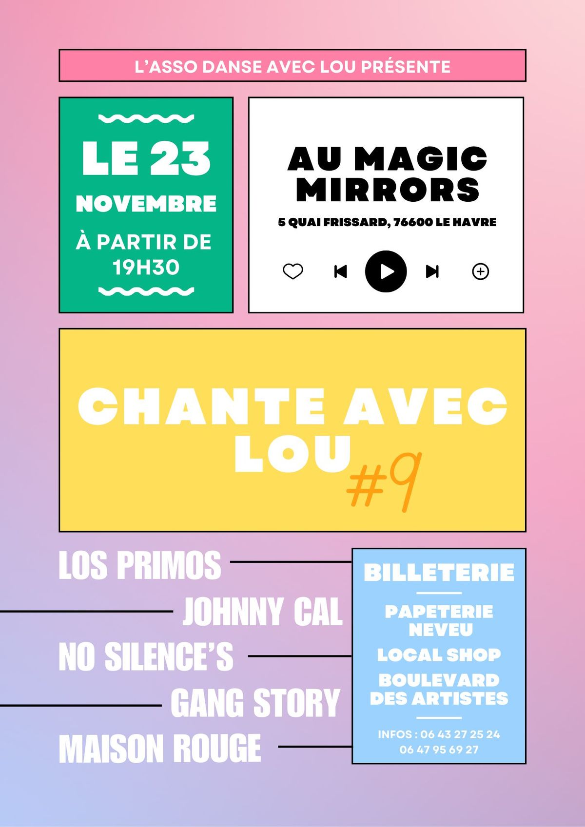 \ud83c\udfaa CHANTE AVEC LOU #9 - (Los Primos, Johnny Cal, No Silence\u2019s, Gang Story, Maison Rouge)