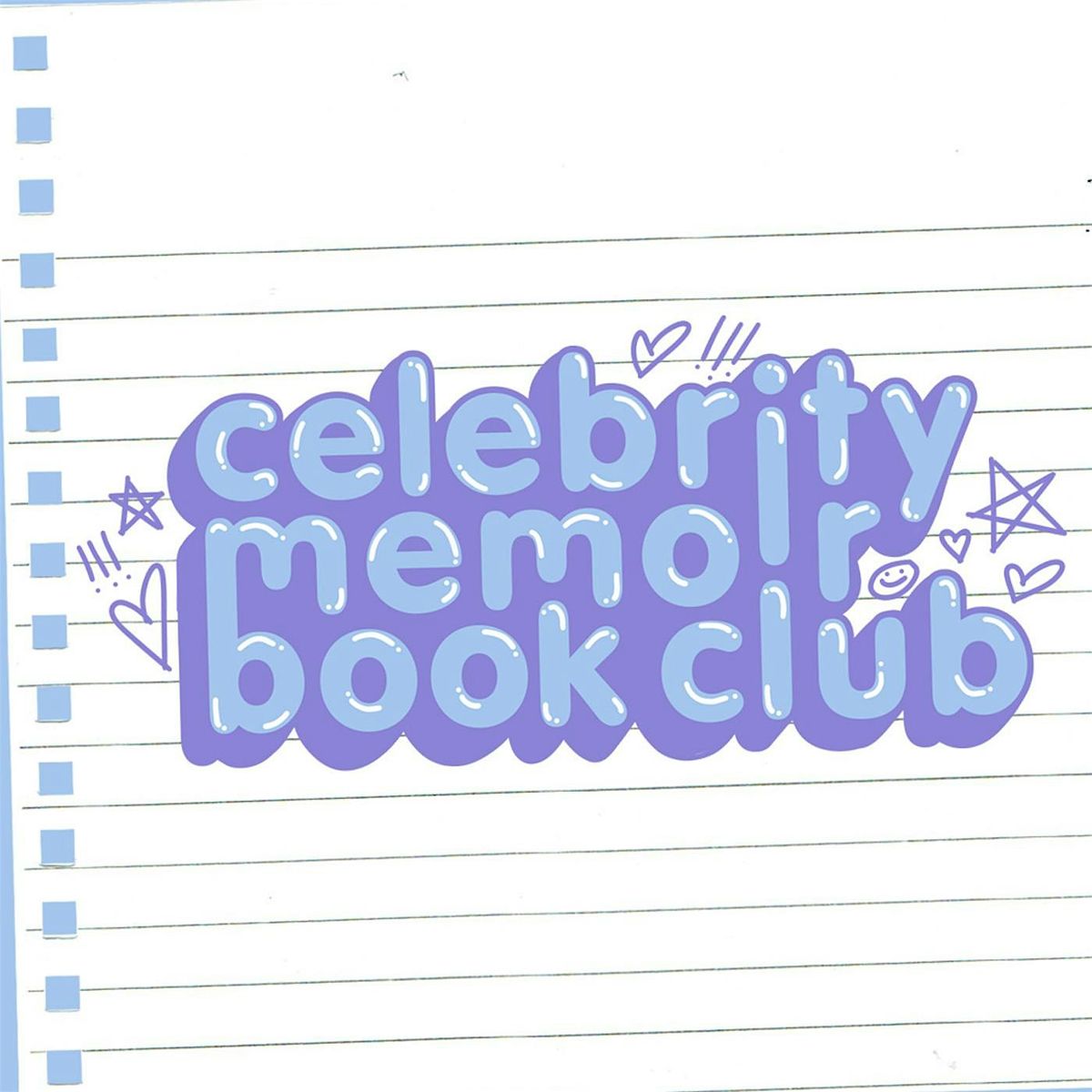 Celebrity Memoir Book Club WIP