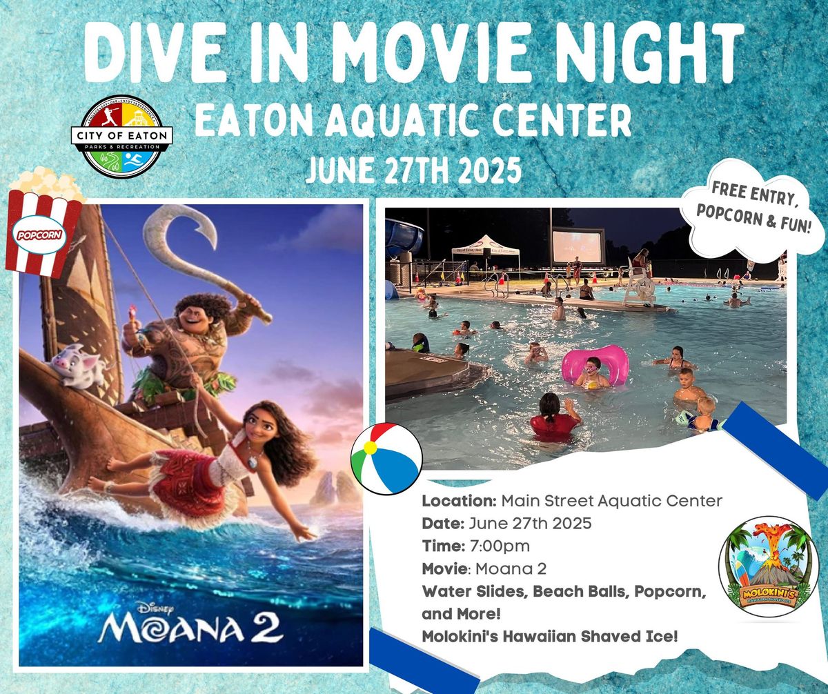 Dive-In Movie Night at Main Street Aquatic Center