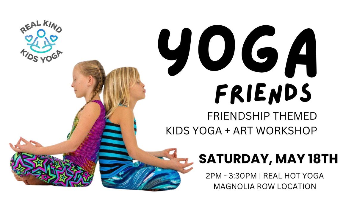 Kids Yoga + Art Workshop: Yoga Friends