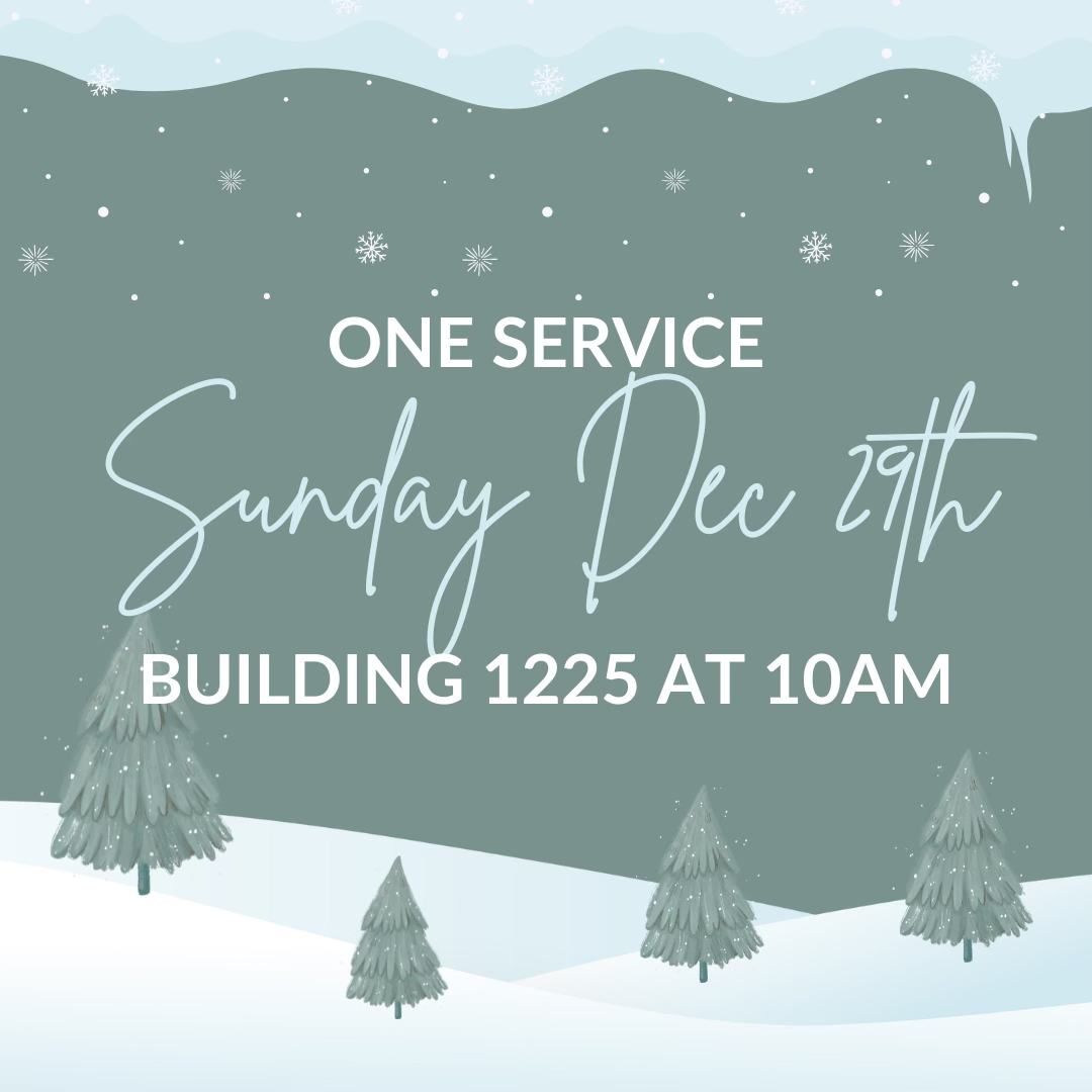 One Service Sunday