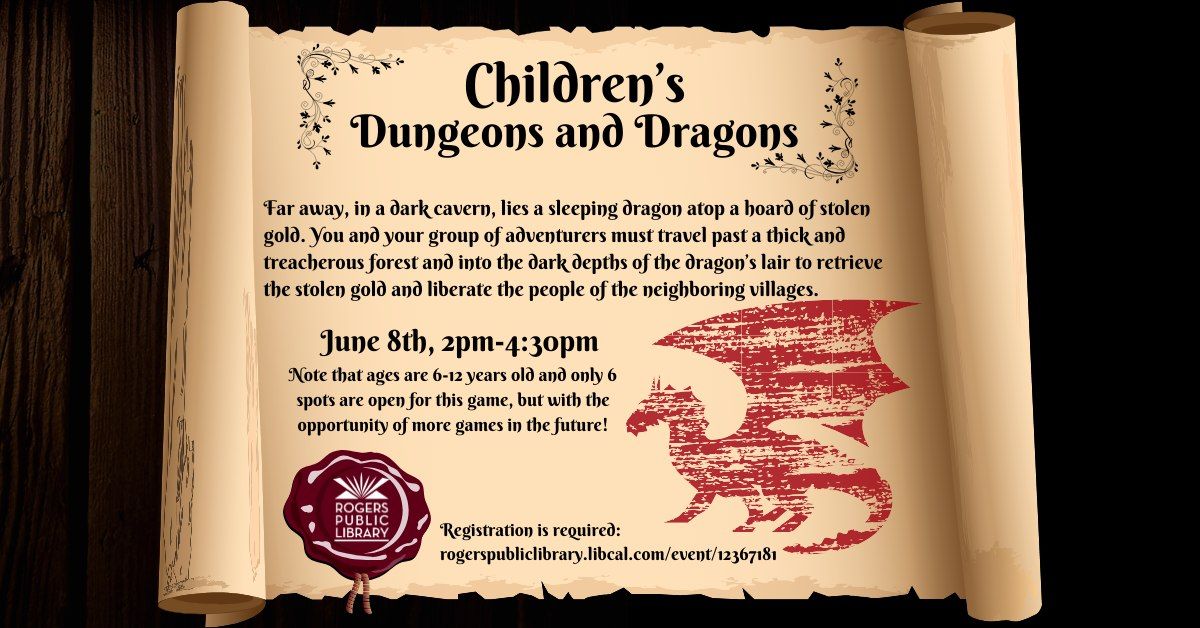 Children\u2019s Dungeons and Dragons