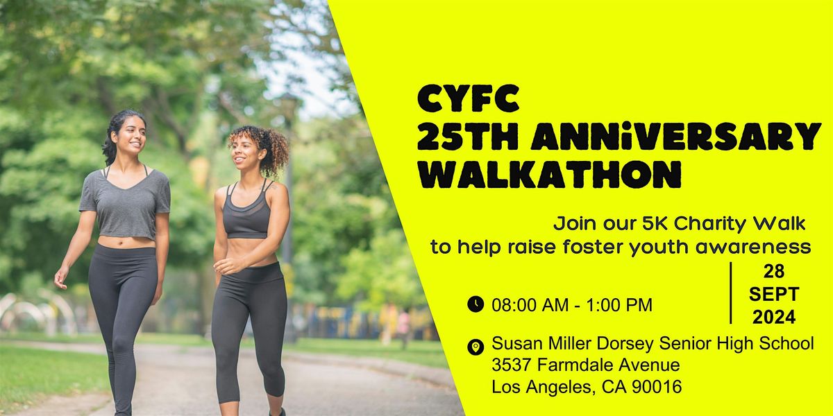 CYFC 25th Anniversary Walkathon