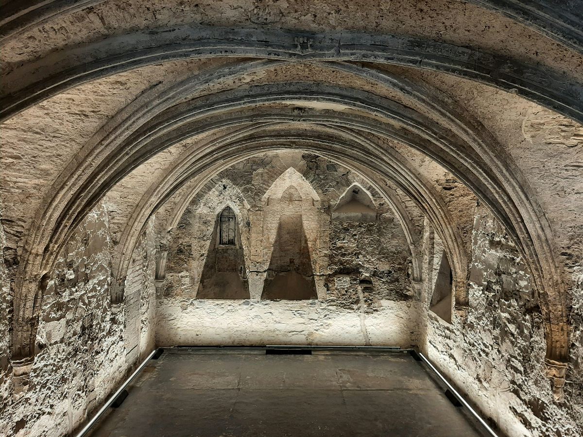 Guided tour of the remains of St. Mary\u2019s Abbey