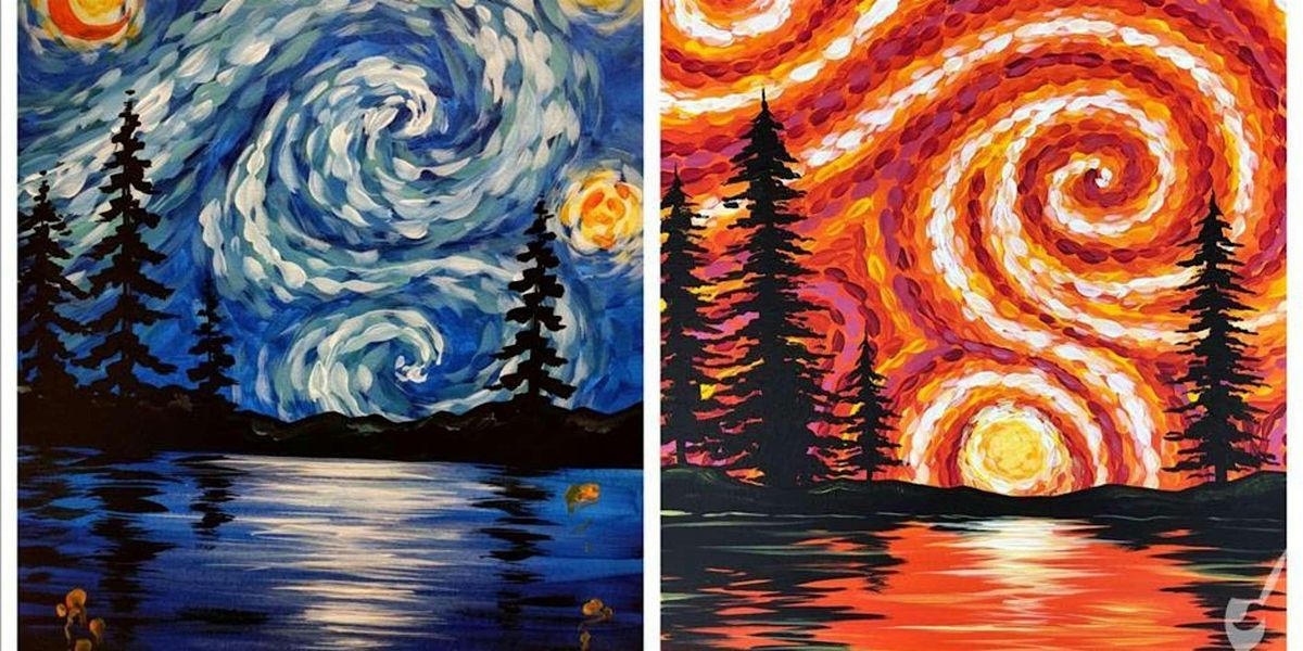 Van Gogh Interpretations - Date Night - Paint and Sip by Classpop!\u2122