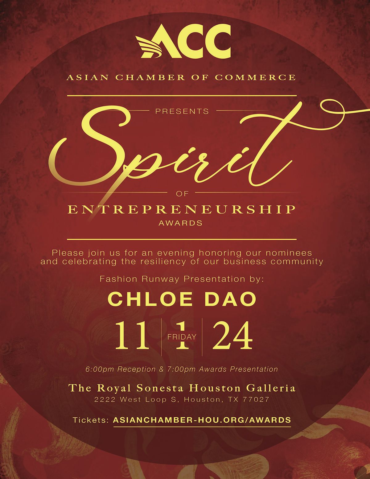 2024 Asian Chamber Spirit of Entrepreneurship Awards