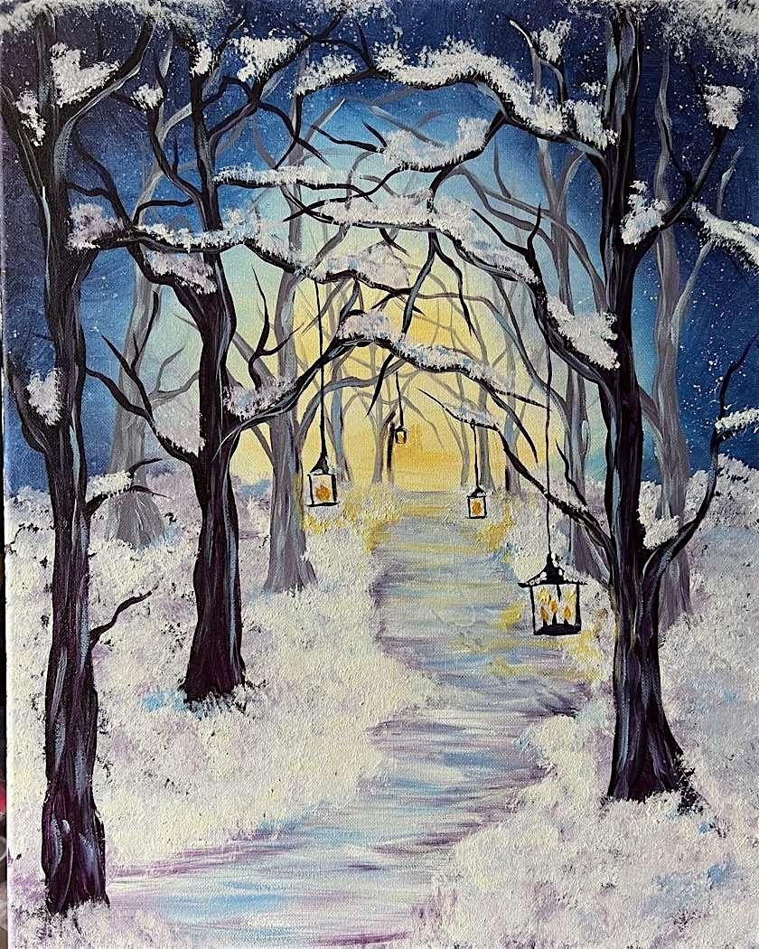 Paint Night: Snowy Path