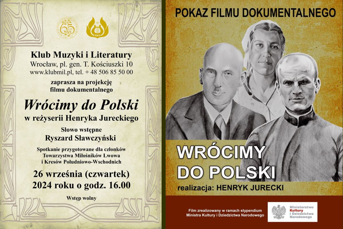 Projekcja filmu dokumentalnego pt. \u201eWr\u00f3cimy do Polski\u201d