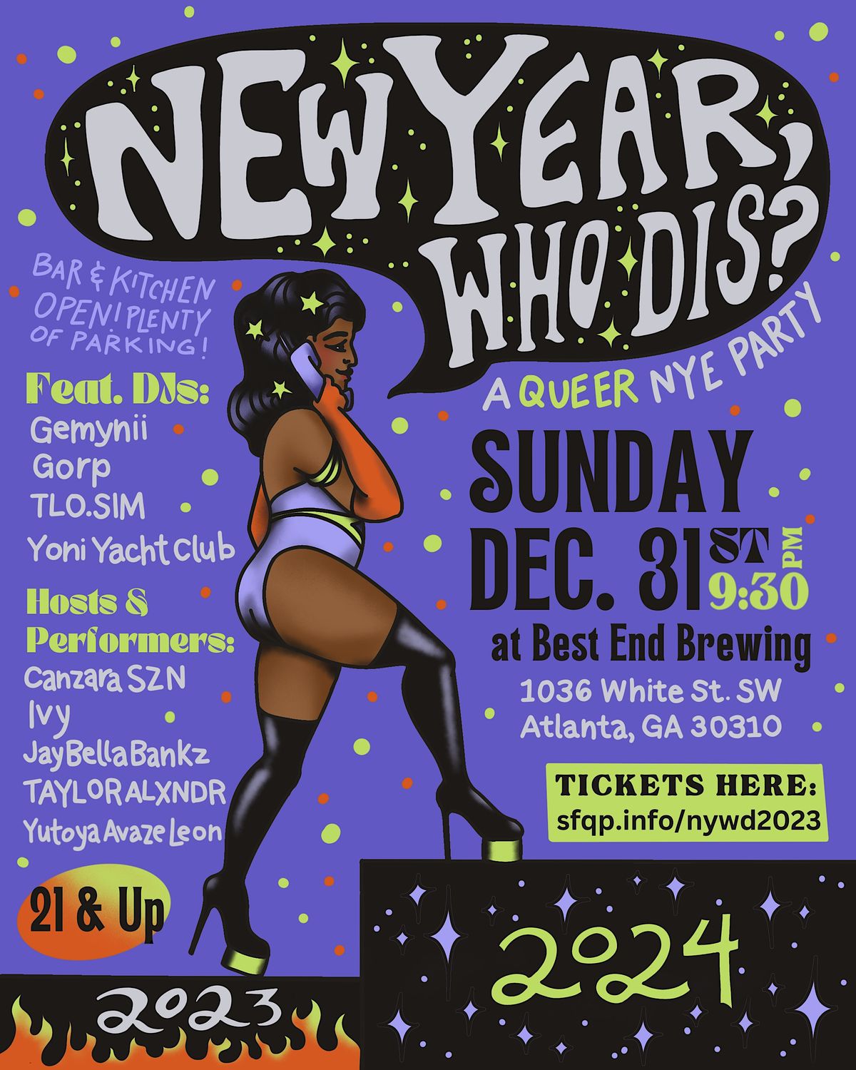 NEW YEAR, WHO DIS? A Queer NYE Party