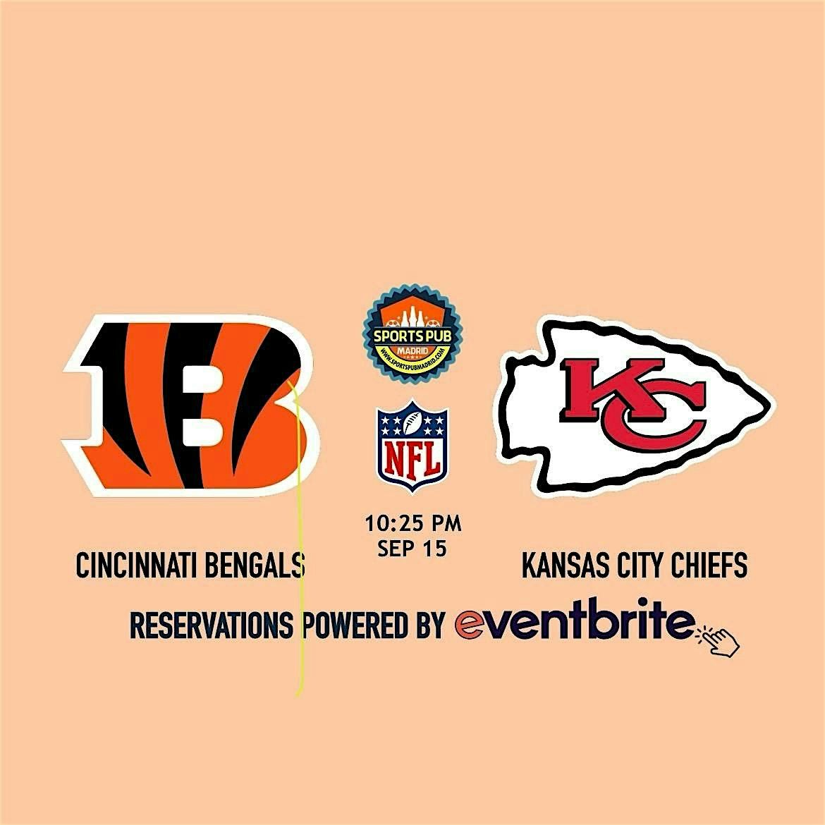 Cincinnati Bengals @ Kansas City Chiefs | NFL -Malasa\u00f1a | Sports Pub Madrid